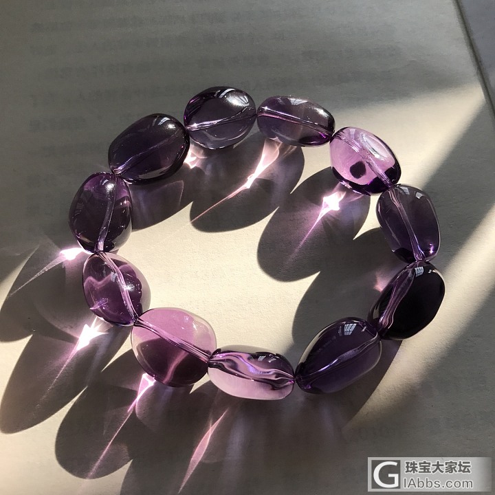 紫水晶串串_珠串紫水晶