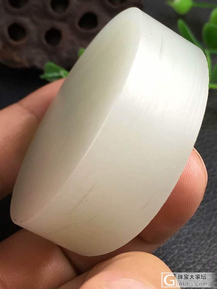 【德品玉斋】：完美级的收藏精品籽料手镯心！_明料翡翠