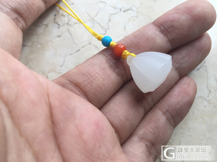 第一次的绕线扣头_编绳手工diy和田玉