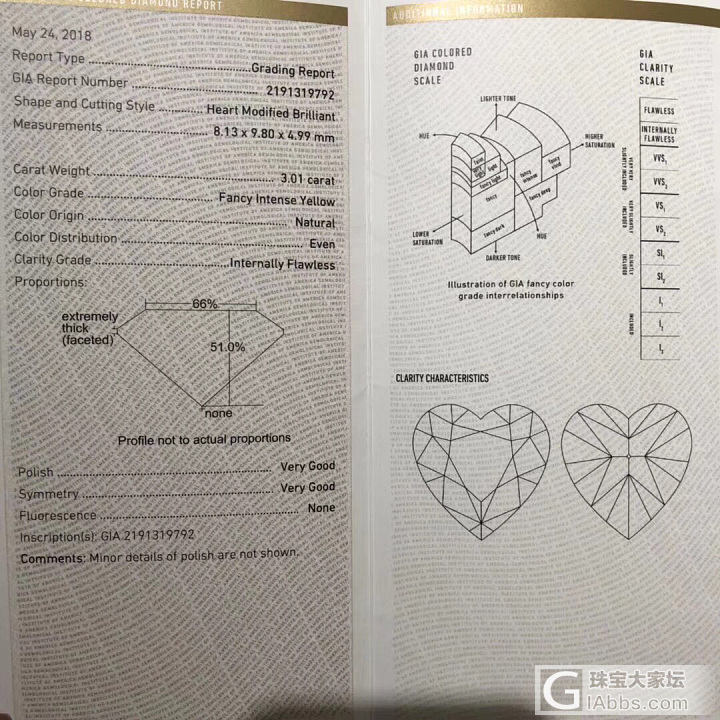 3克拉，🧡心形黄钻现货_异形钻彩钻千寻珠宝