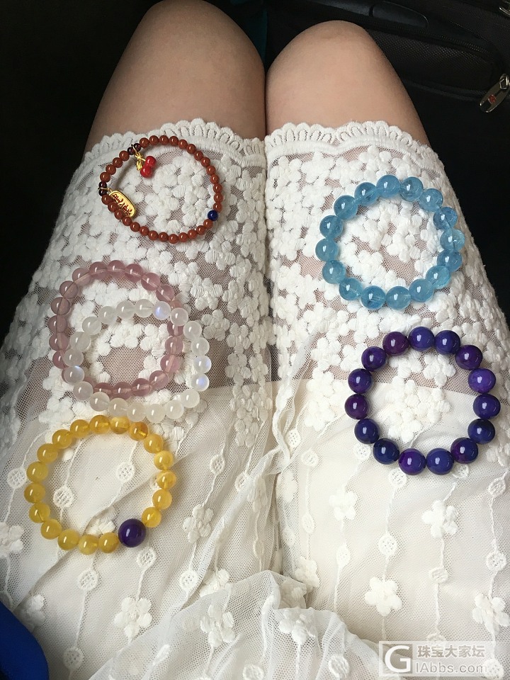 手绳还图_琥珀蜜蜡玉石珠串彩色宝石编绳