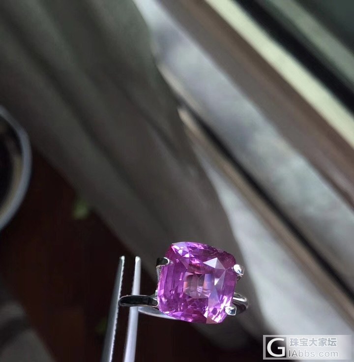 ##中颐天然未加热紫色蓝宝石##  4.59ct_刻面宝石蓝宝石