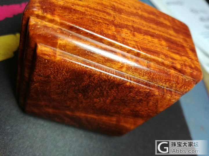一块大龙鳞小叶紫檀压方_小叶紫檀