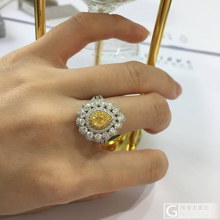 我也来晒晒两用款可做戒指💍项链美美哒_戒指彩钻