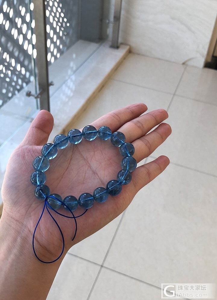 这算魔鬼蓝海蓝宝吗_珠串海蓝宝