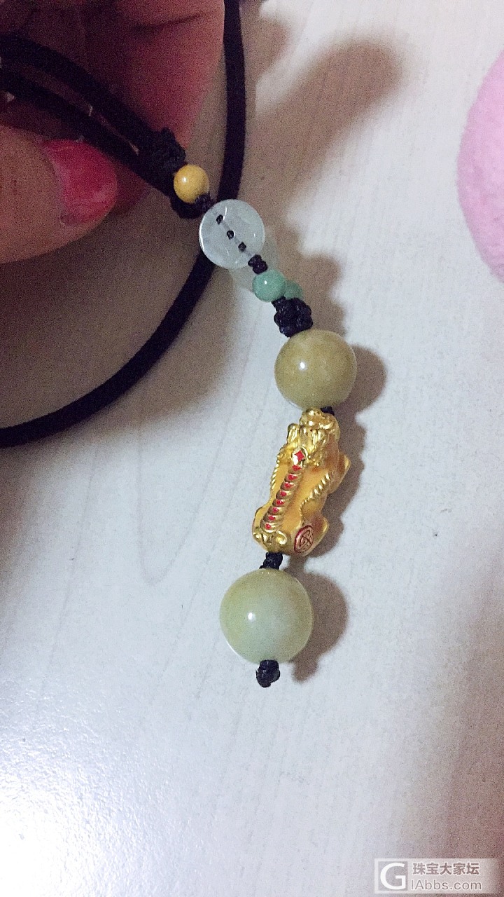 六福貔貅_手链金