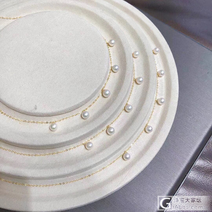 满天星系列18Ｋ金_淡水珍珠