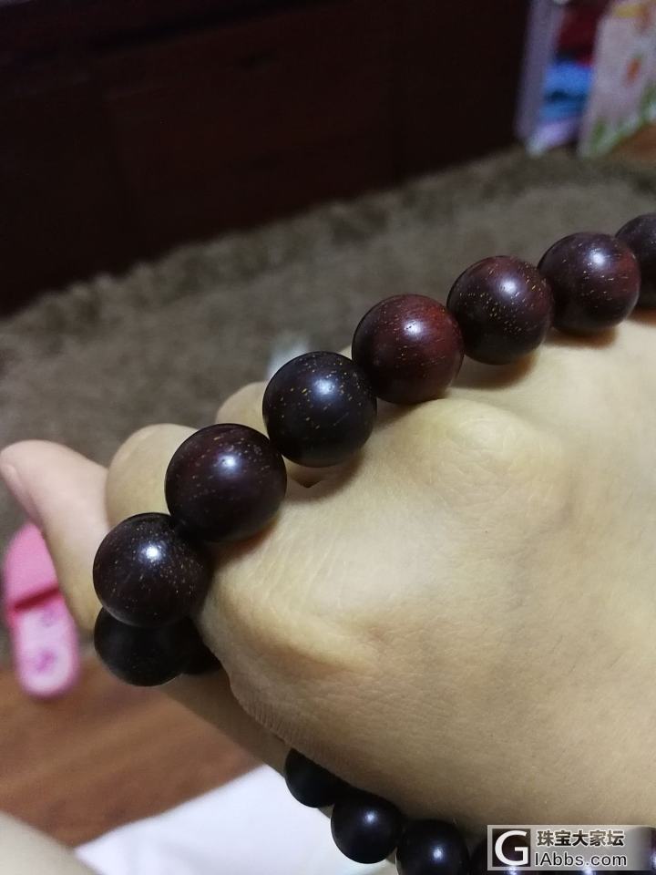 求大神看看是不是真小叶_小叶紫檀珠串