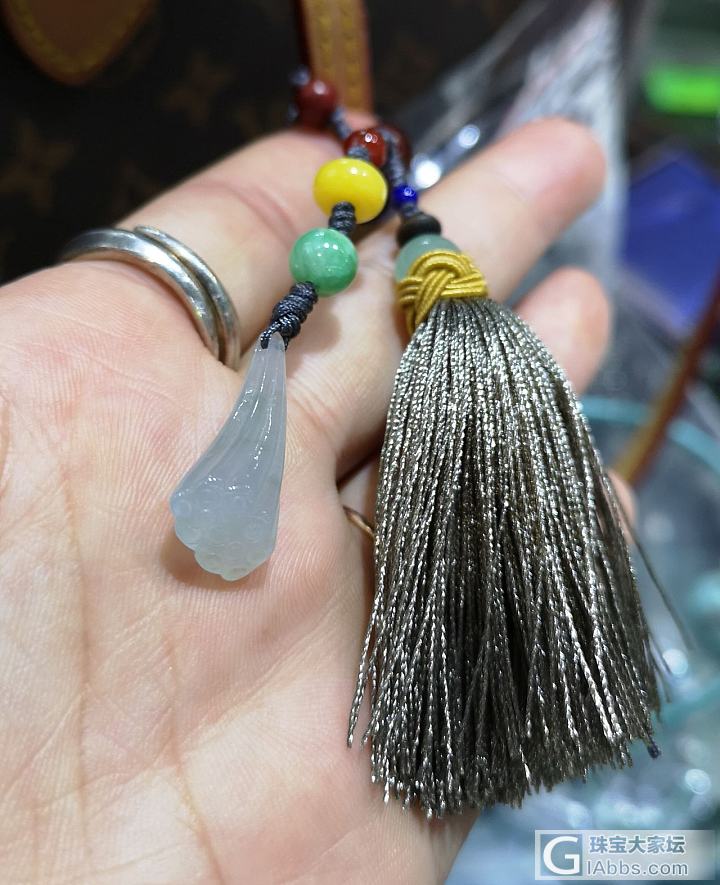 哟哟哟，又弄好两个包挂_挂饰玉石