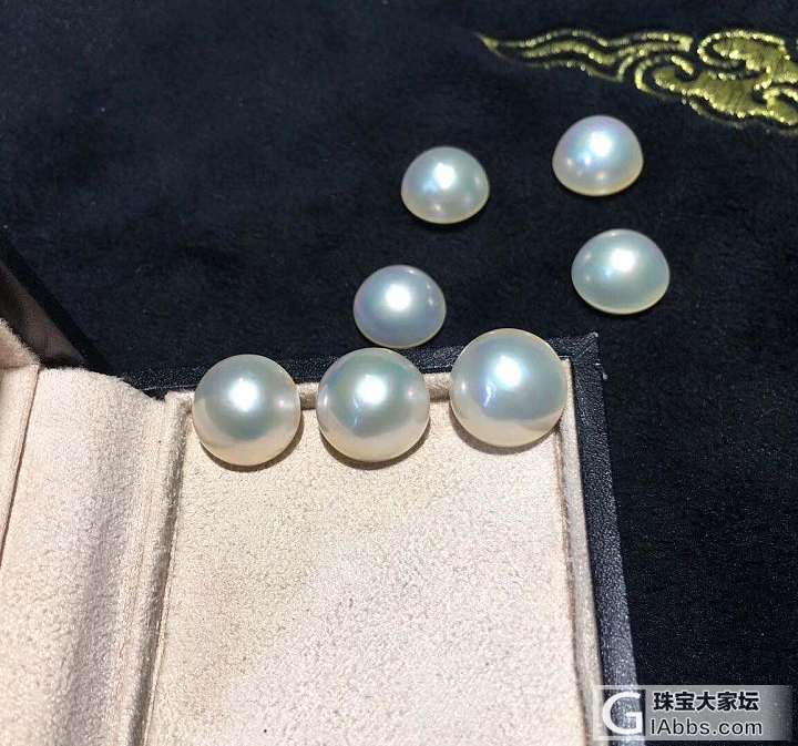 ［瑞意邦珠宝］——马贝裸珠团_海水珍珠