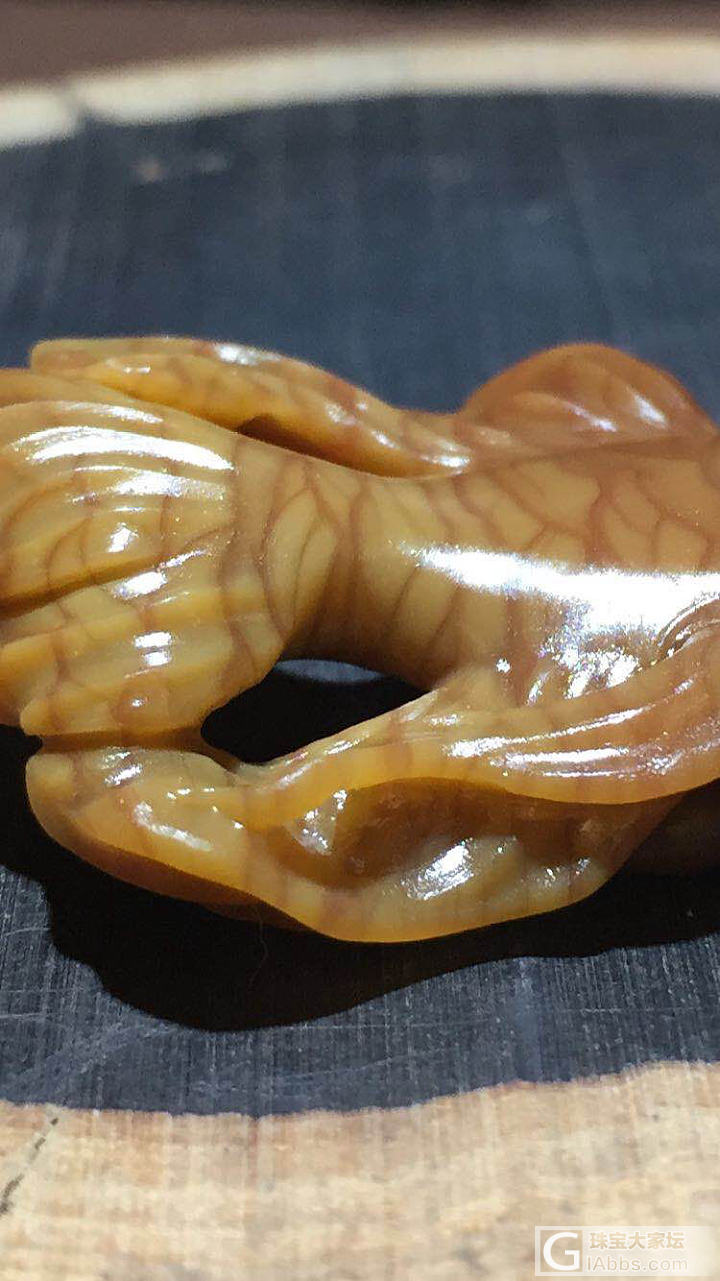 阿拉善玉 虎皮斗鱼_挂饰玉髓玛瑙