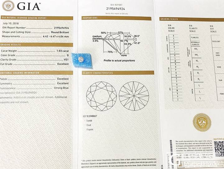 1.03ct G Vs1 xxx Sb（不许笑）GIA_钻石