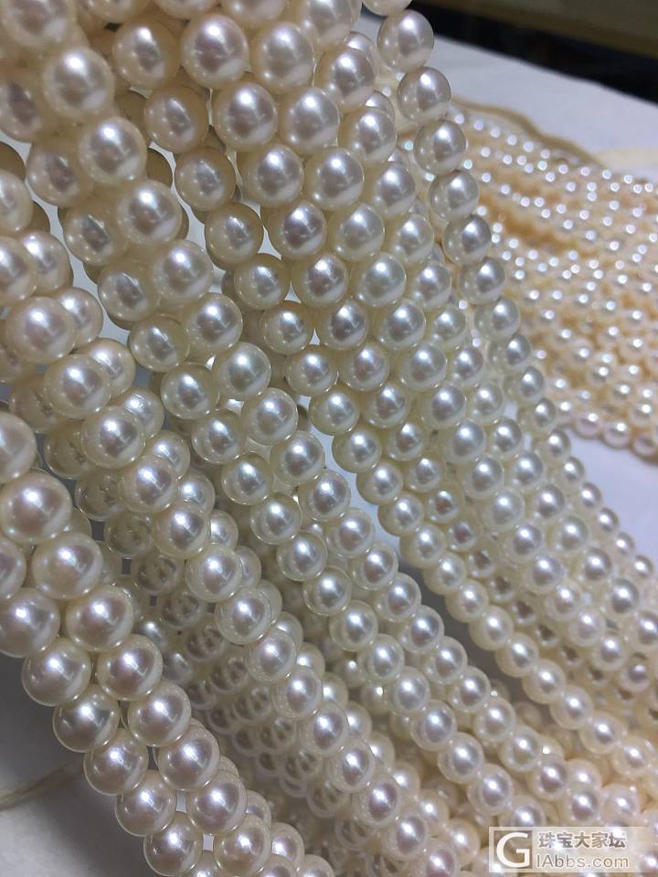海水珍珠项链7-7.5mm_海水珍珠