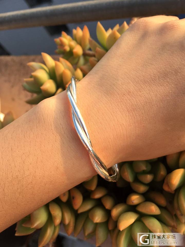 振贤银松麻到货，金松麻更好看吗？_手镯打金银