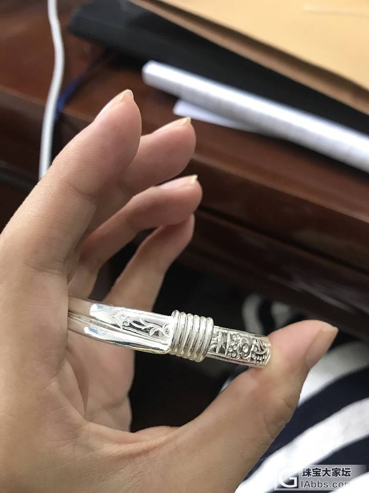 小四喜推圈_手镯银