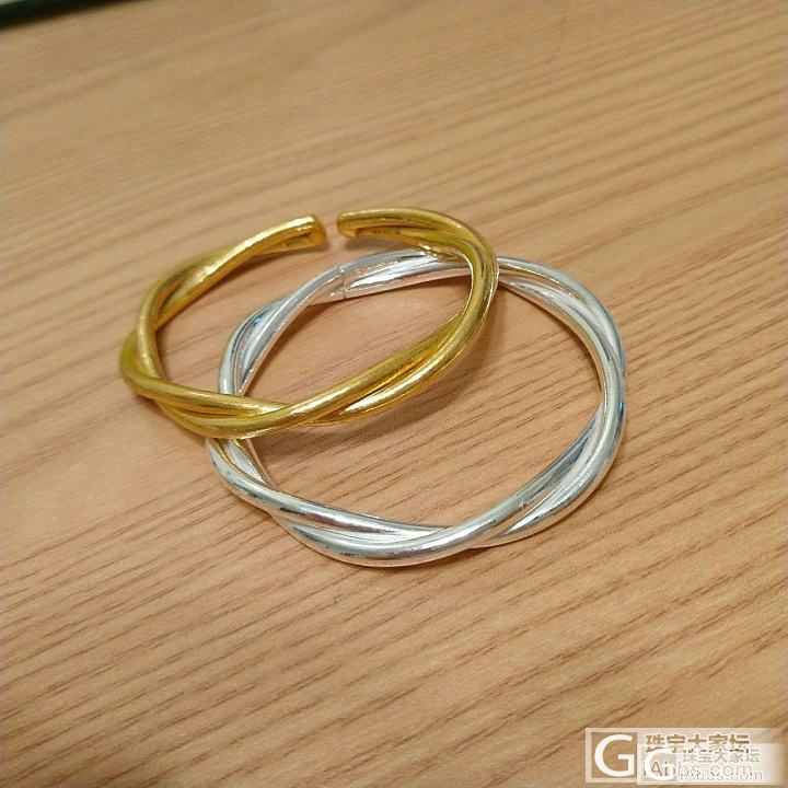 振贤银松麻到货，金松麻更好看吗？_手镯打金银