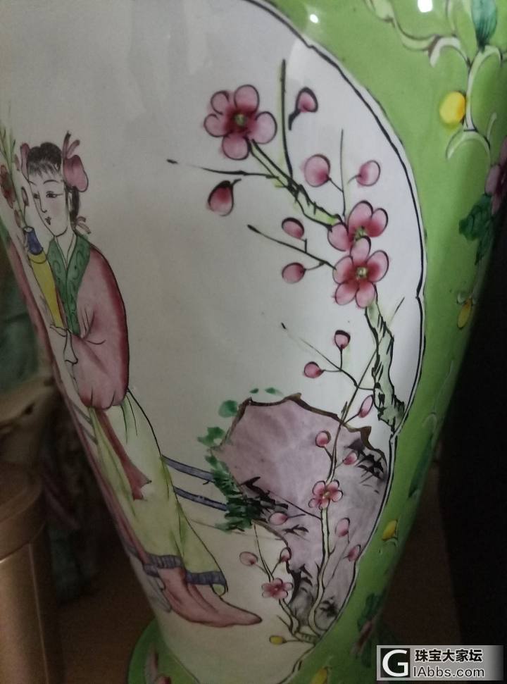 一个铜胎画珐琅请指教？是出口创汇期间？还是建国期间呢？_陶瓷