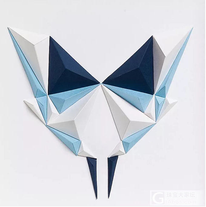 Geometric Birds Paper Art_纸艺设计