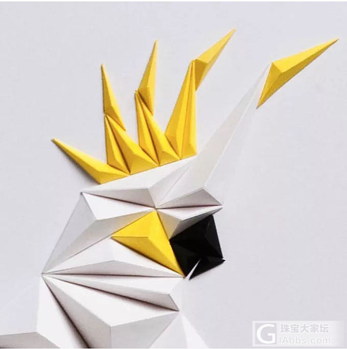 Geometric Birds Paper Art_纸艺设计