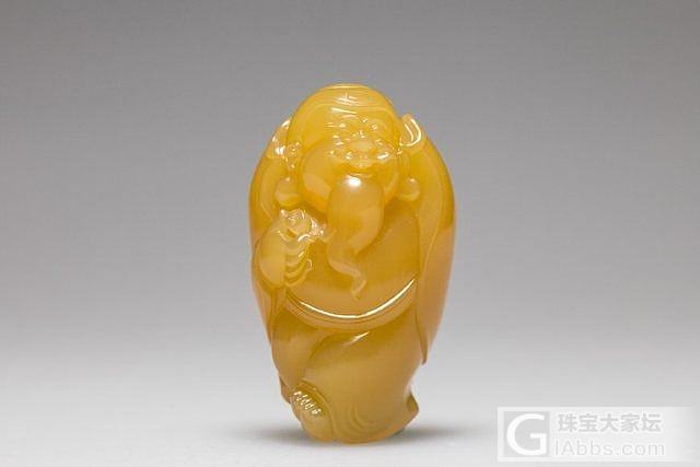 侯晓峰的缅黄作品欣赏~_玉石