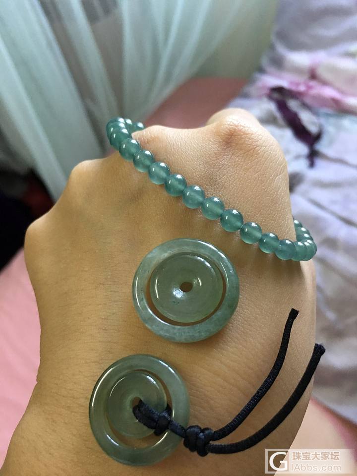 晒一下前期购物失败的_挂件珠串翡翠