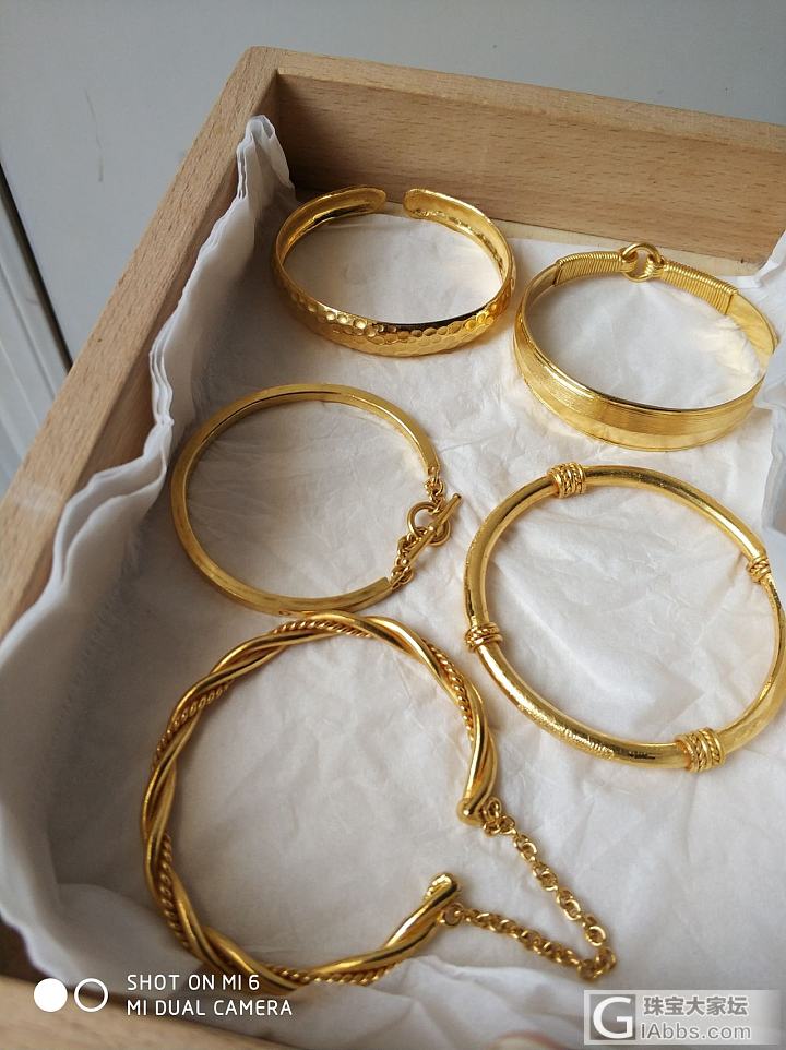 大家都来晒晒自己的金镯好吗?