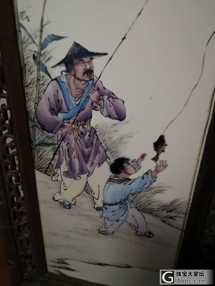 专家们给看看这副瓷板_陶瓷