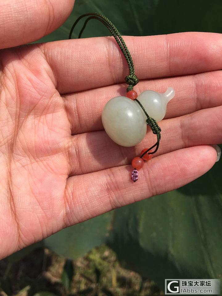 新疆和田籽料福禄葫芦_和田玉