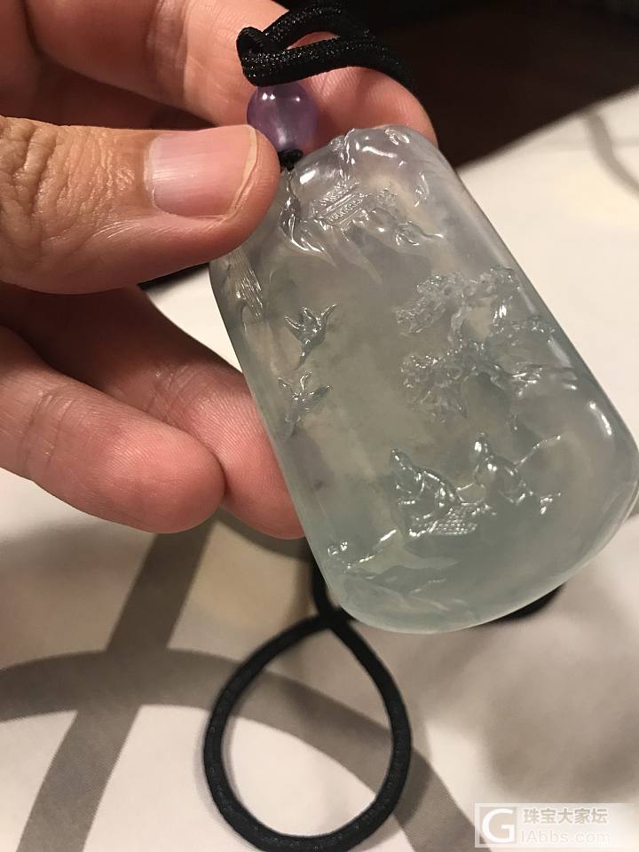 呜呜。才买的牌子边缘落款处摔碎了一角_牌子维修翡翠