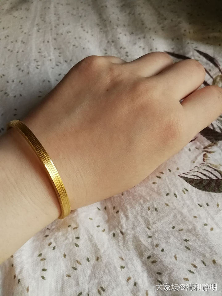 林师傅的筷子(窄卡福)太美了_手镯金