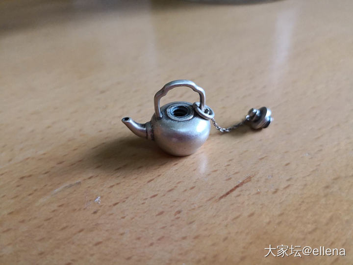有很可爱吗？待会儿用它泡一泡龙井🍭_925银挂饰
