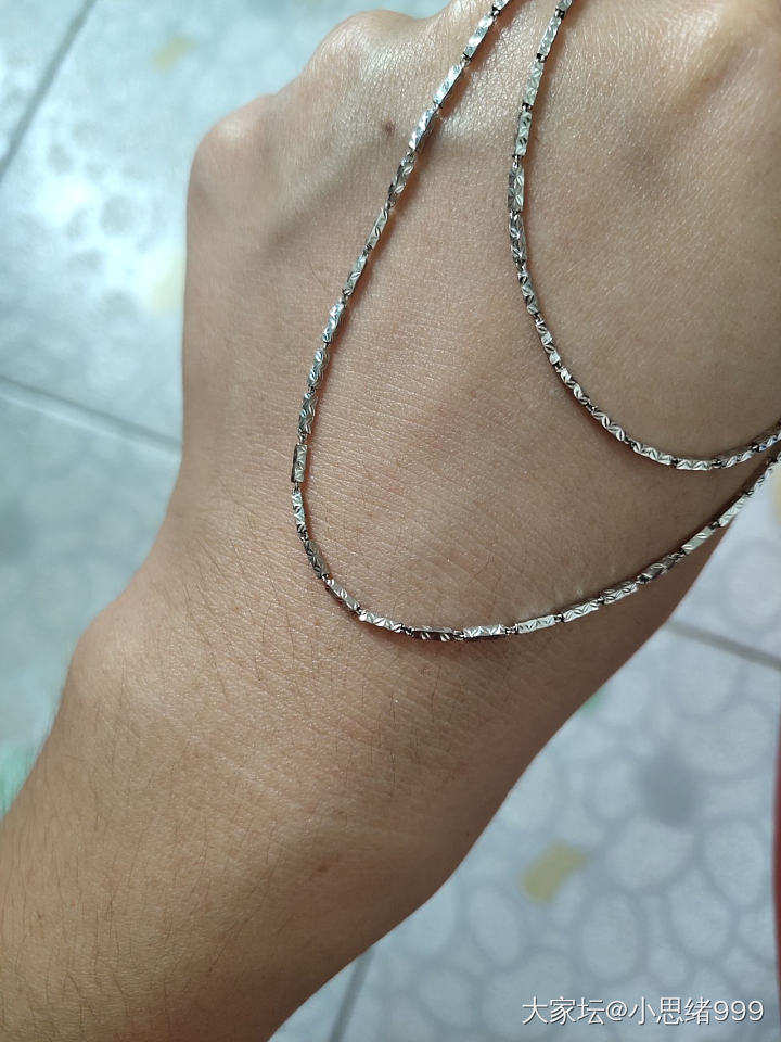 40一克买的925银链子_项链925银