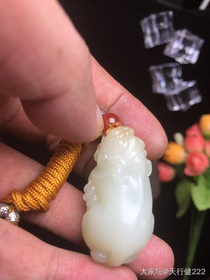 鸿运当头貔貅_把玩件和田玉