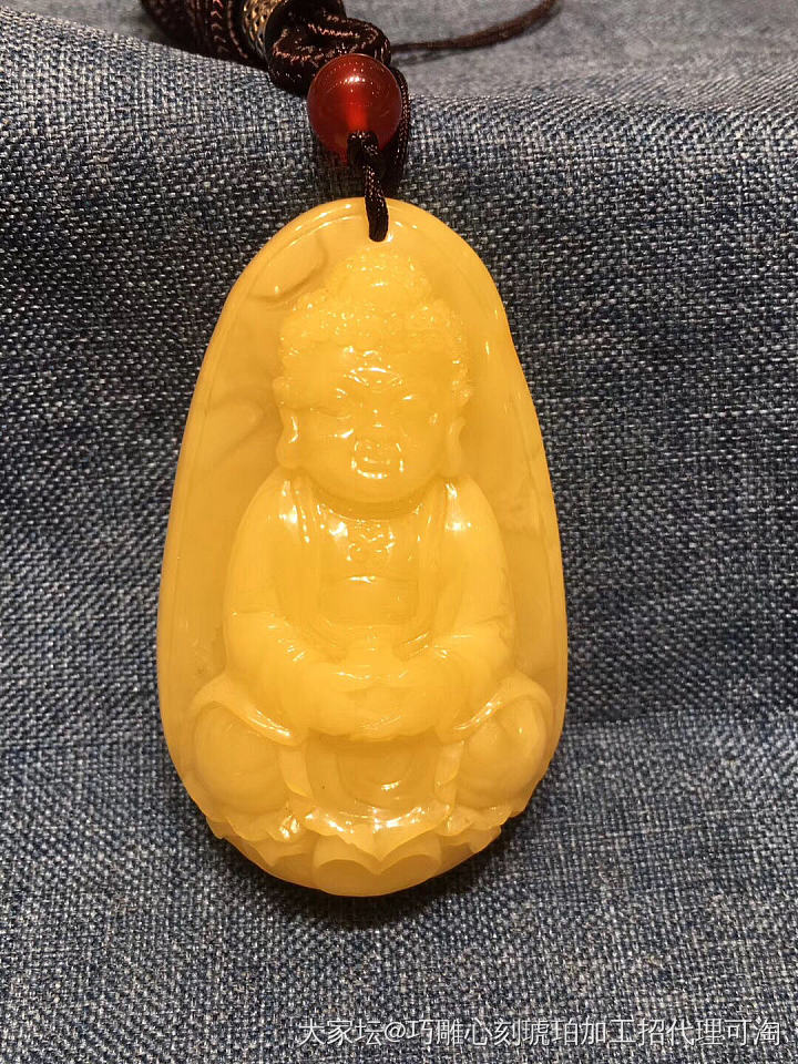 入手两年了_挂件蜜蜡
