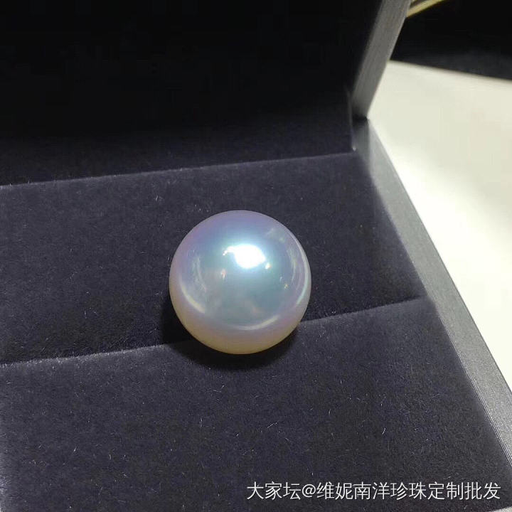 南洋白珠 15-16mm 顶级光泽  超强光 正圆 极细微瑕  收藏级别  懂货..._珍珠