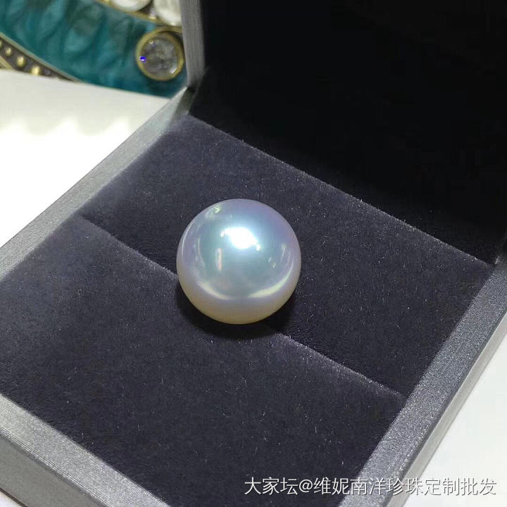 南洋白珠 15-16mm 顶级光泽  超强光 正圆 极细微瑕  收藏级别  懂货..._珍珠