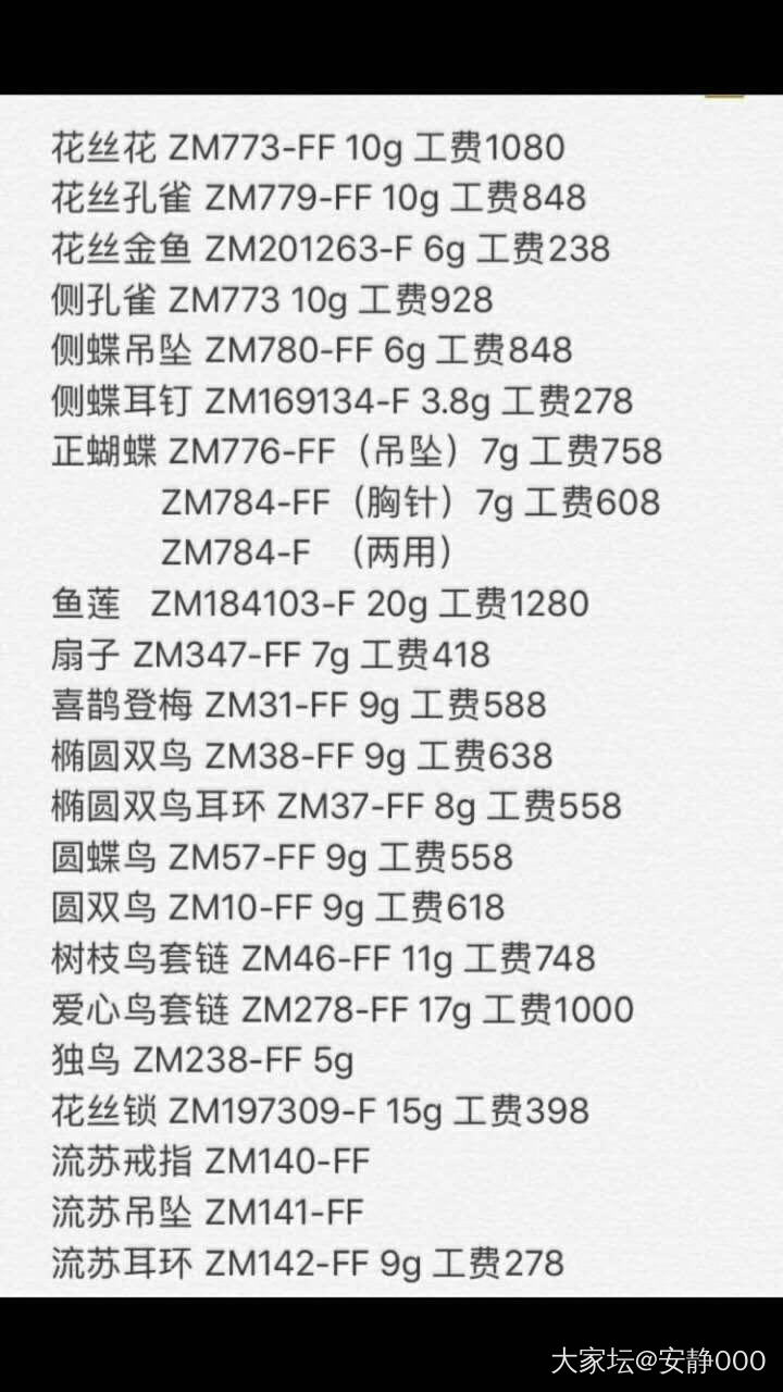 请问个周大福的喜鹊登梅的模号_金
