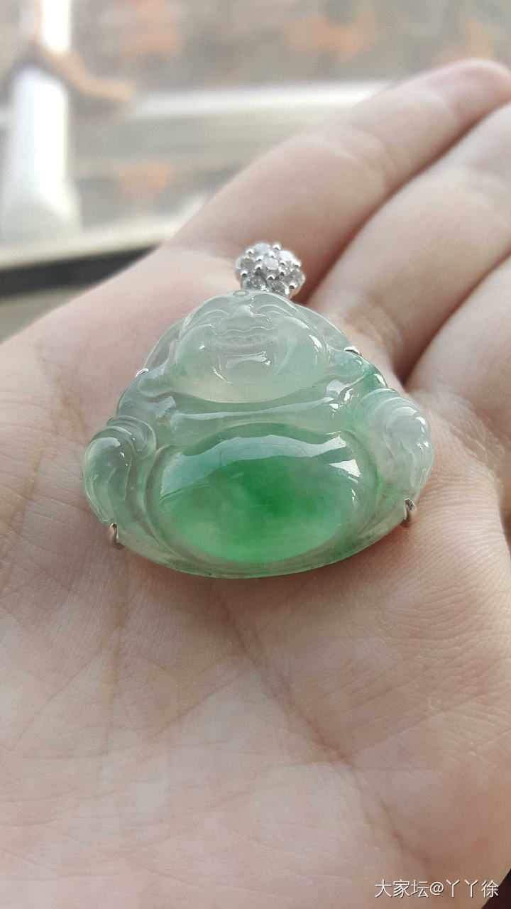 晒晒我这些年买的小色货翡翠_蛋面挂件翡翠