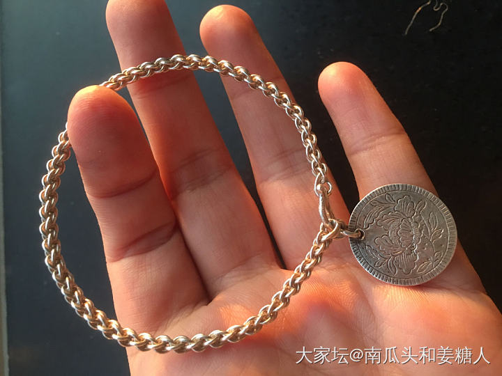 长命绳秀一秀～_手链银