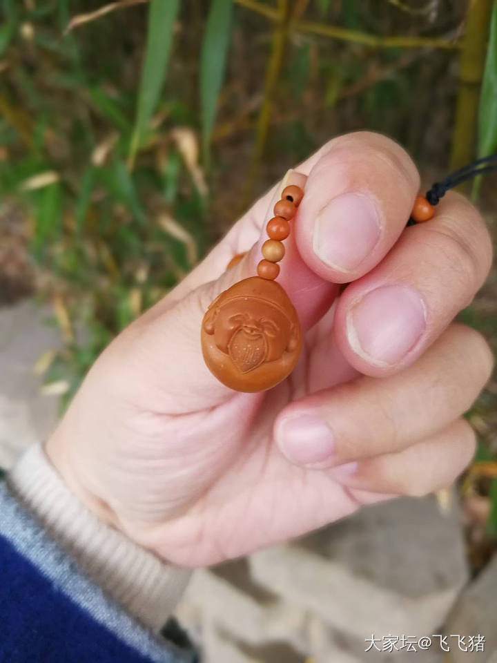 总觉得我会一不小心的捏烂😤😤_挂饰橄榄核