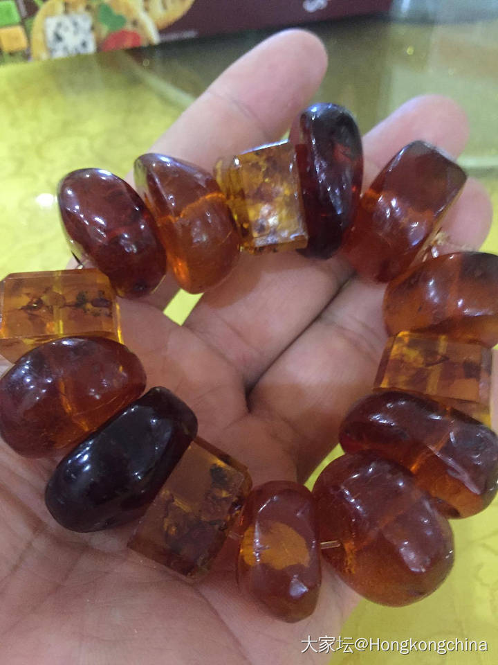 抚顺琥珀珠子_珠串琥珀