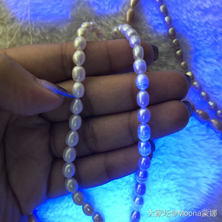 关于珍珠的荧光反应和是否添加荧光剂_珍珠