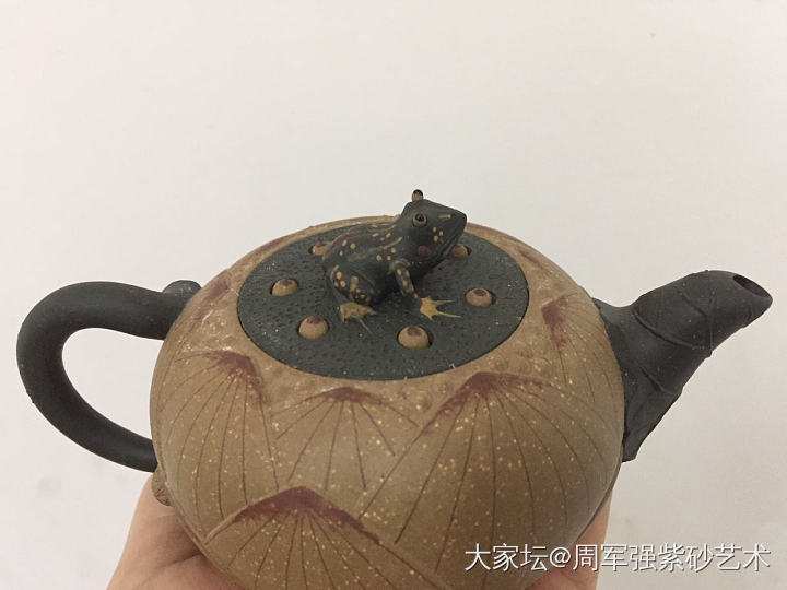 青蛙莲子壶_茶道