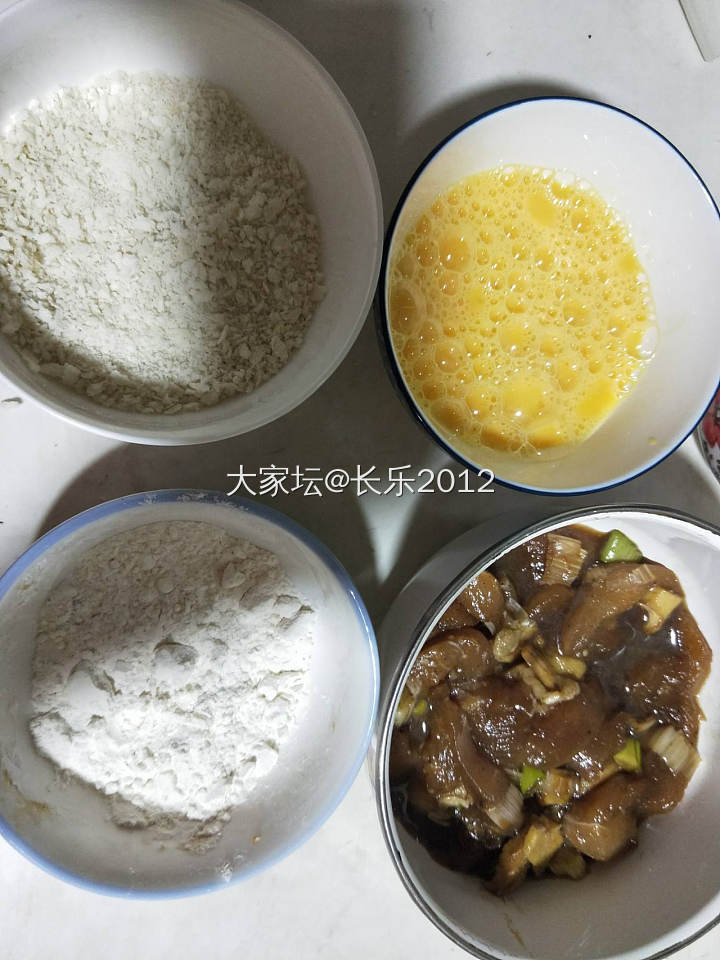 炸鸡排完成_厨艺美食