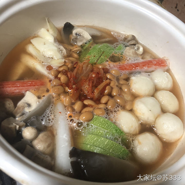 迷你蘑菇，部队锅。_美食