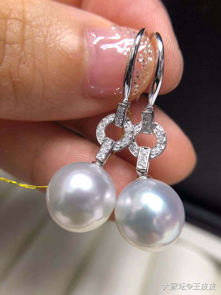 如愿选择小的珍珠 成品_耳坠珍珠