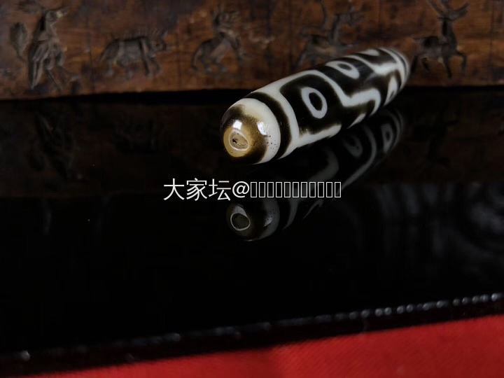 清代久眼料器_天珠