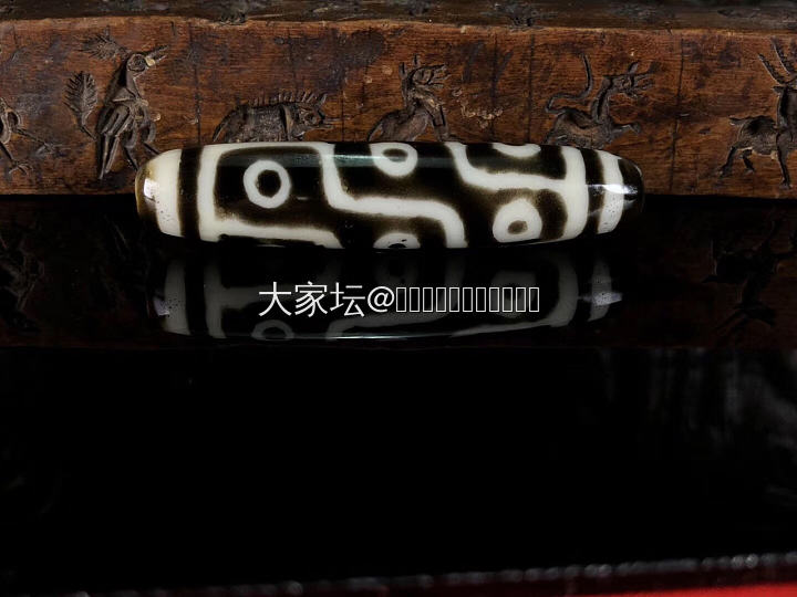 清代久眼料器_天珠
