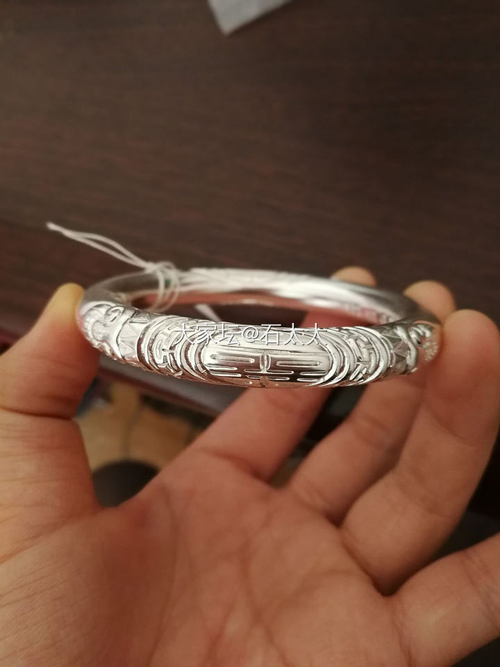 潘记的喜镯 重器呀_手镯银