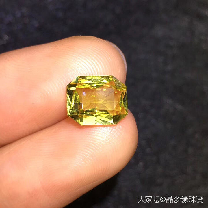 天然无烧金绿宝石裸石..._刻面宝石金绿宝石